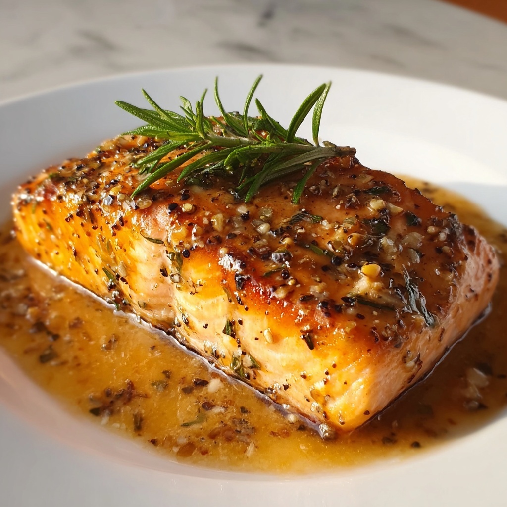 Air Fryer Honey Mustard Salmon Recipe - Recipe Image