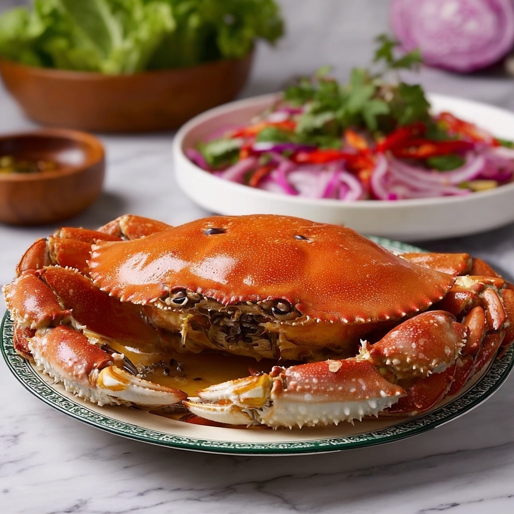 Savory Singapore Chili Crab Recipe - Recipe Image