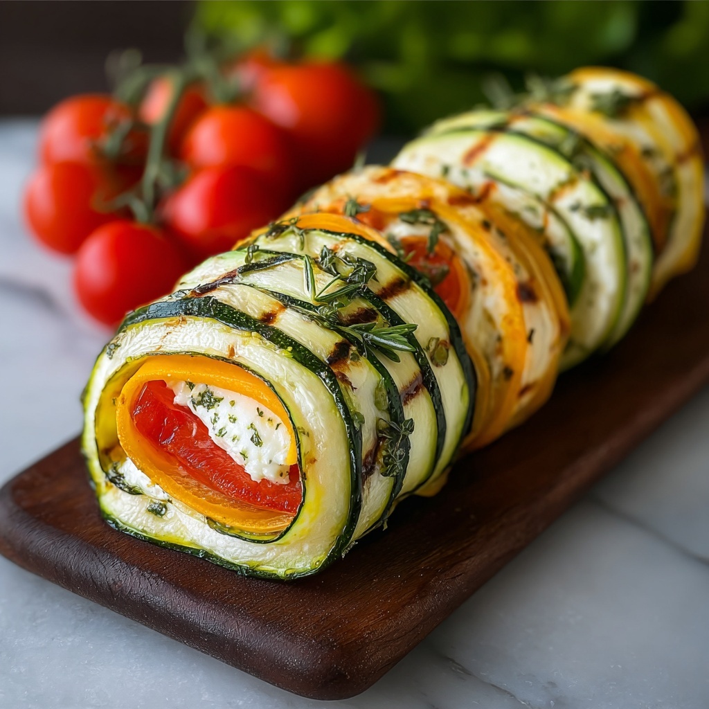 Zucchini and Ricotta Vegetable Roll: Deliciously Healthy & Easy Recipe - Recipe Image