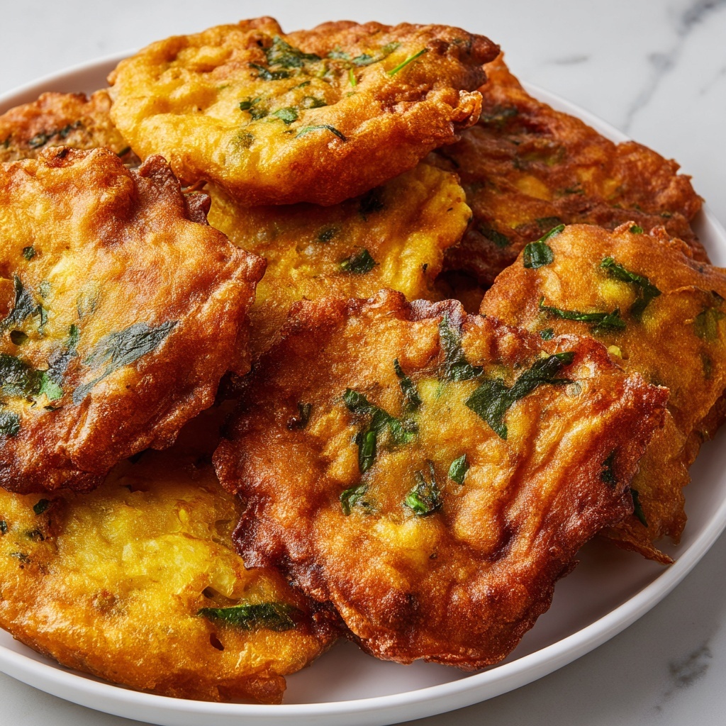 Indian Vegetable Pakora Fritters Recipe - Recipe Image
