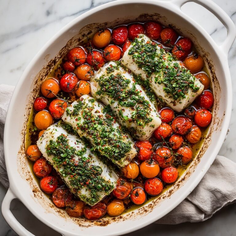 Mediterranean Baked Tilapia with Tomatoes, Olives, and Feta Recipe
