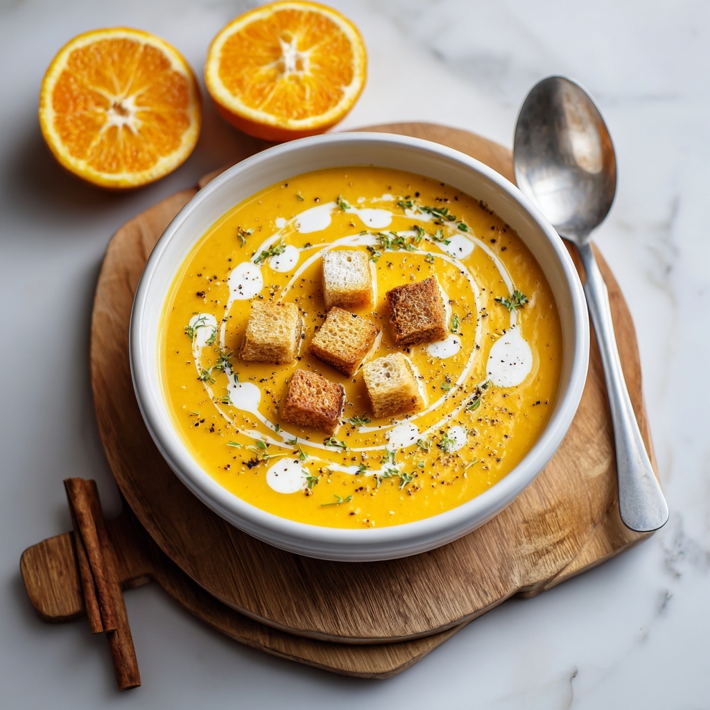 Roasted Butternut Squash Soup with Coconut Milk and Warm Spices Recipe - Recipe Image