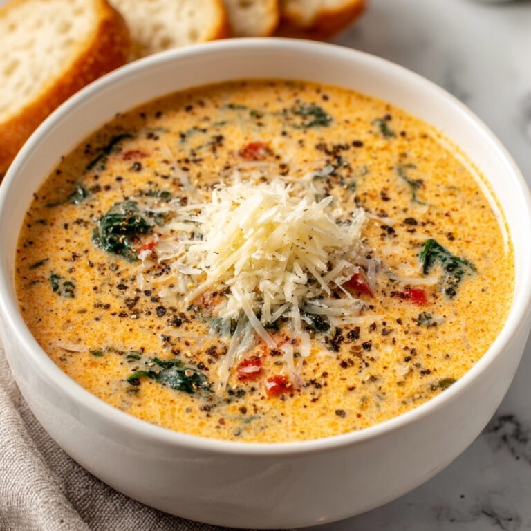 Tomato Basil Parmesan Soup Recipe