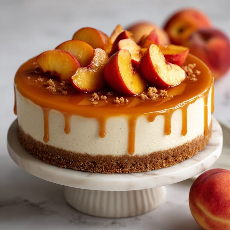 Peach Cobbler Cheesecake Recipe