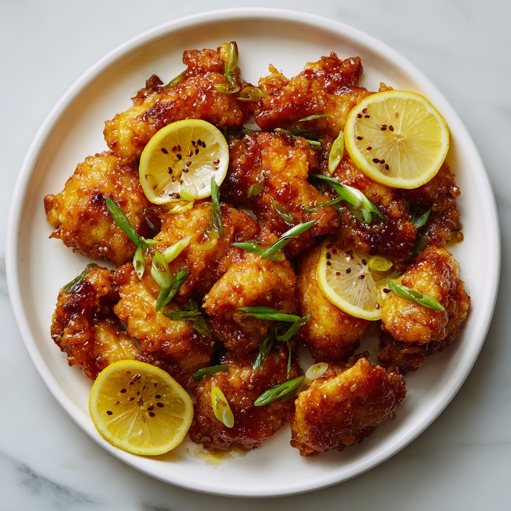 Crispy Chinese Lemon Chicken Recipe - Recipe Image