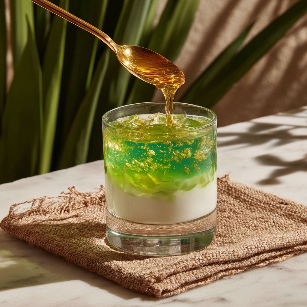 Delicious Cendol: A Refreshing Treat to Beat the Heat Recipe - Recipe Image