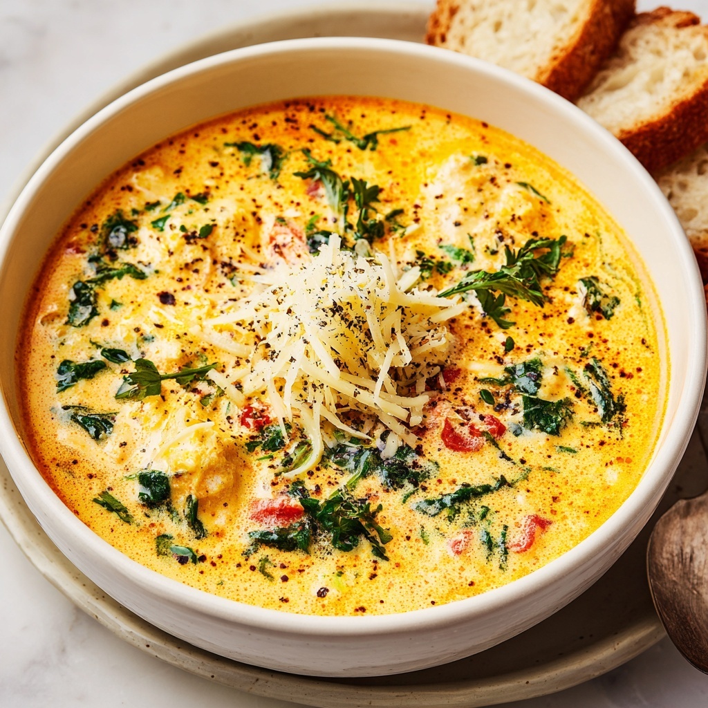 Tomato Basil Parmesan Soup Recipe - Recipe Image