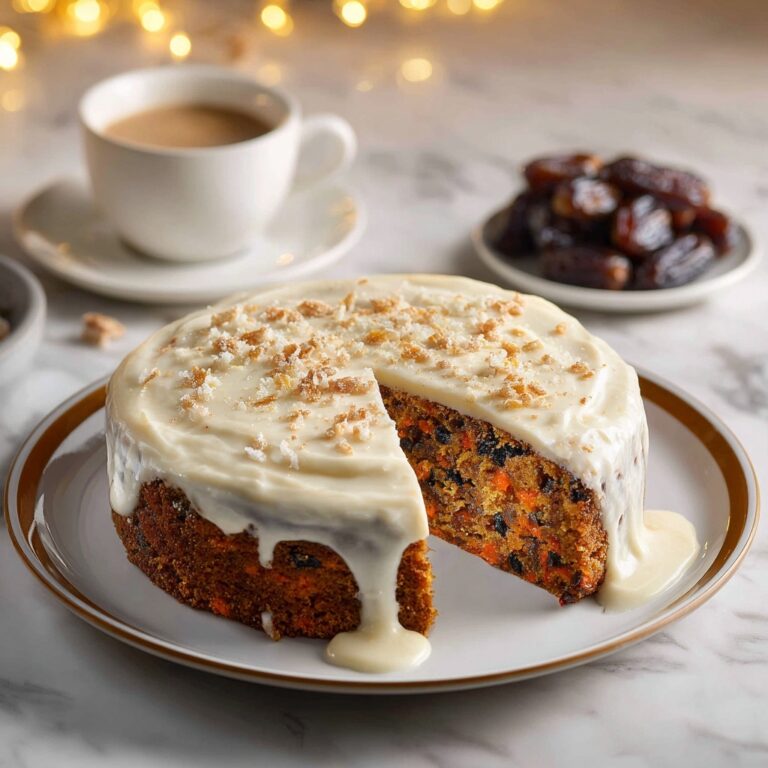 Carrot Date Raisin Pudding with Nutmeg Cream Recipe