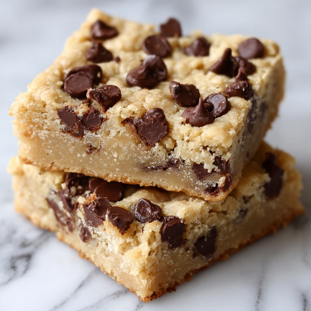 Lazy Chocolate Chip Cookie Bars Recipe - Recipe Image