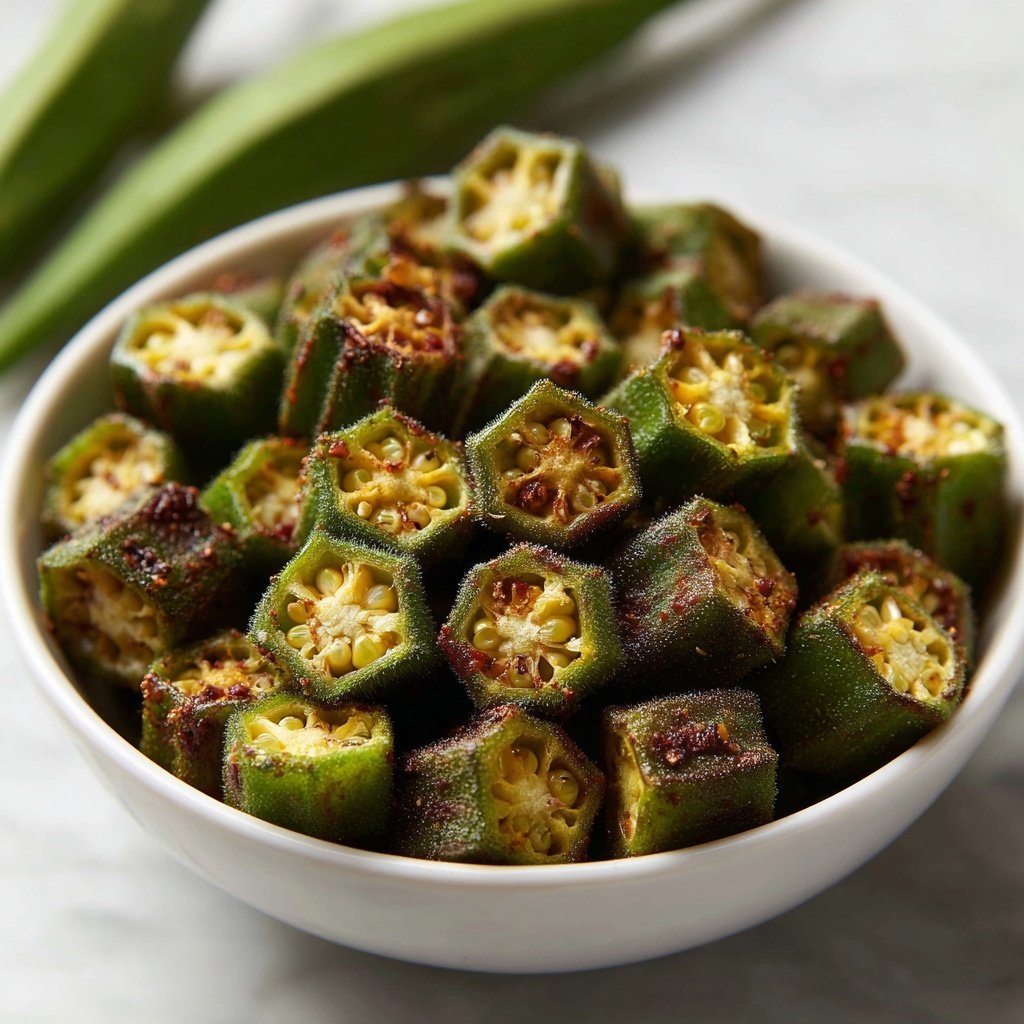 Crispy Air Fryer Okra Recipe - Recipe Image