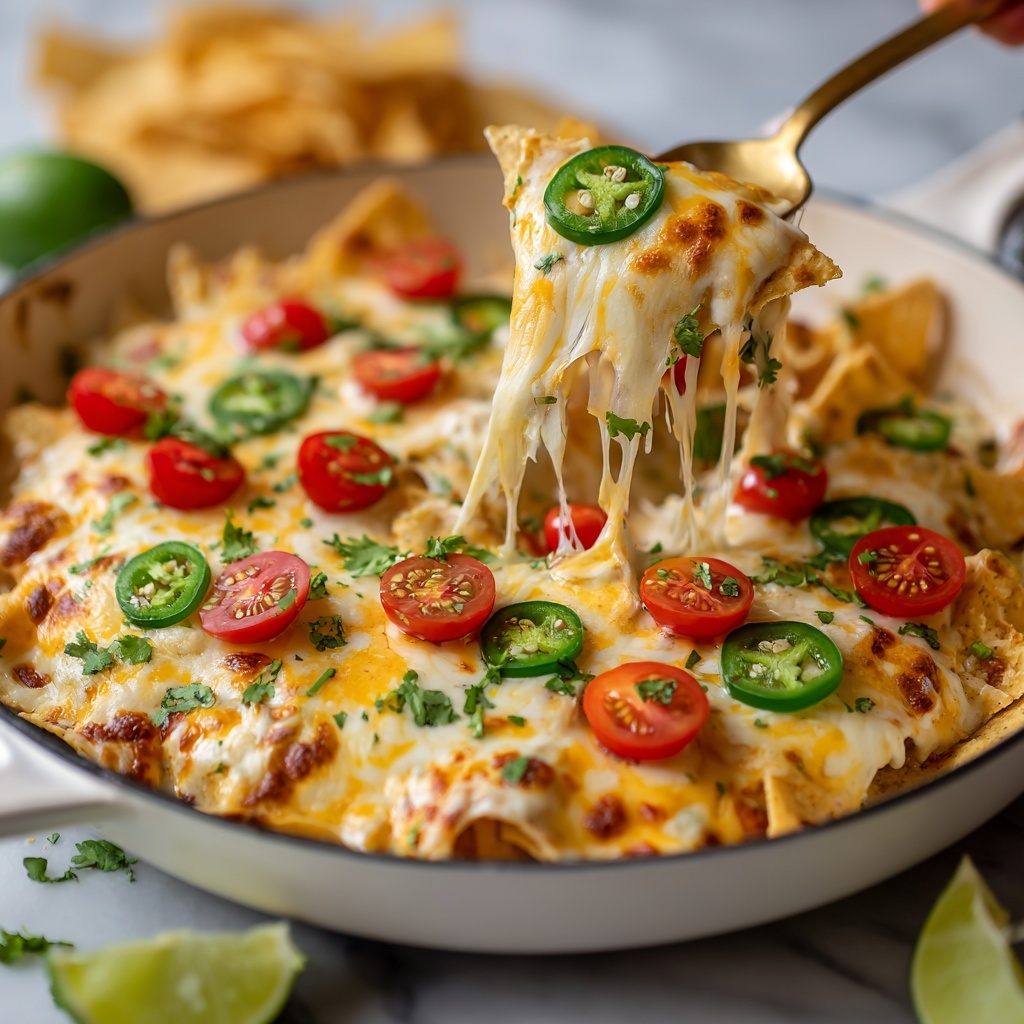 Super Easy Chicken Nacho Casserole Recipe - Recipe Image