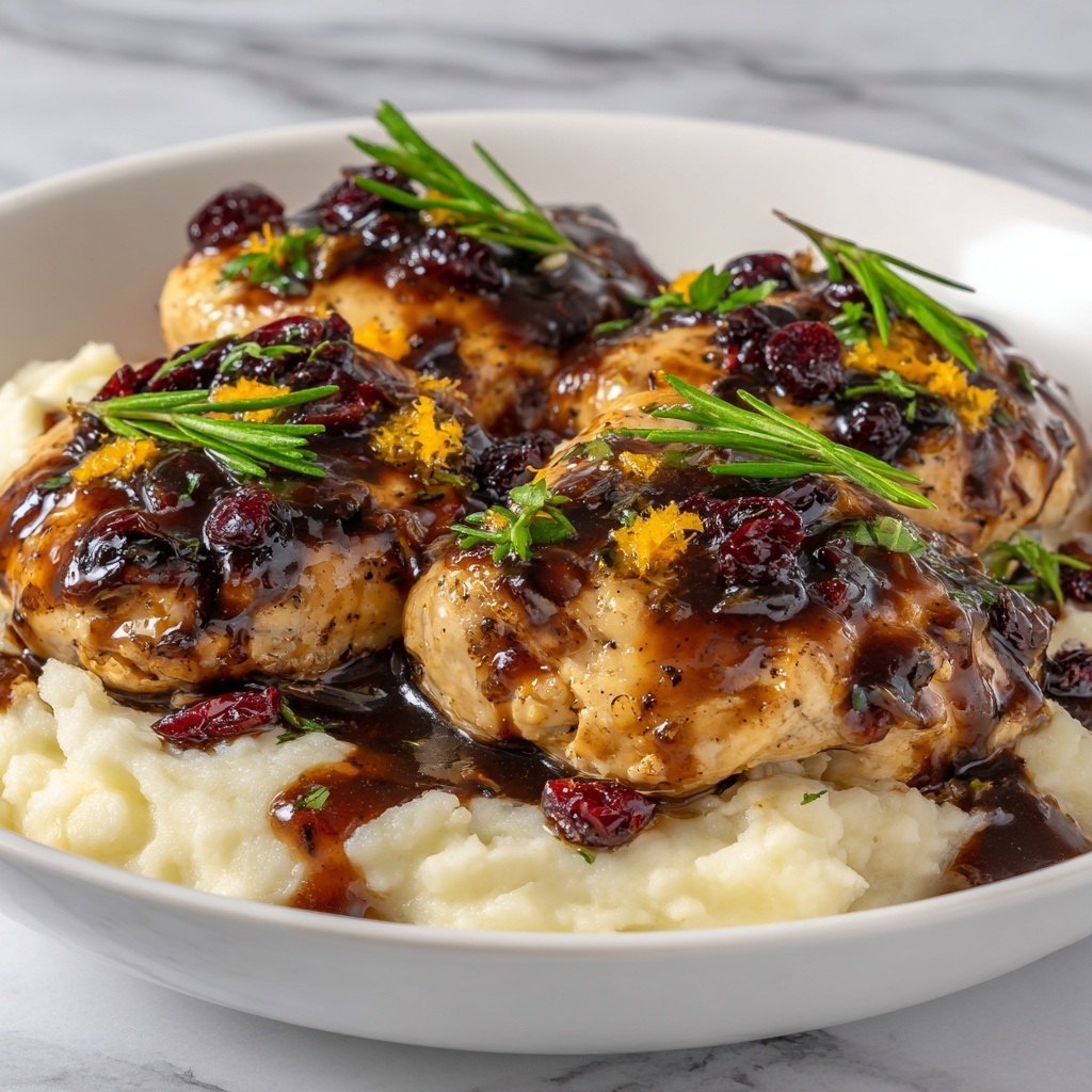 Cranberry Orange Chicken Recipe - Recipe Image