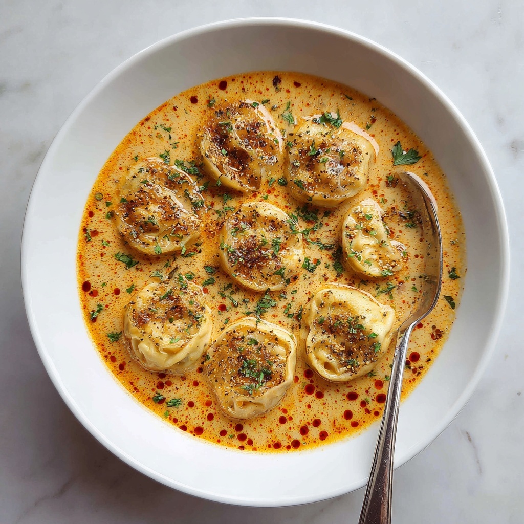 Easy Thai Coconut Curry Dumpling Soup Recipe - Recipe Image