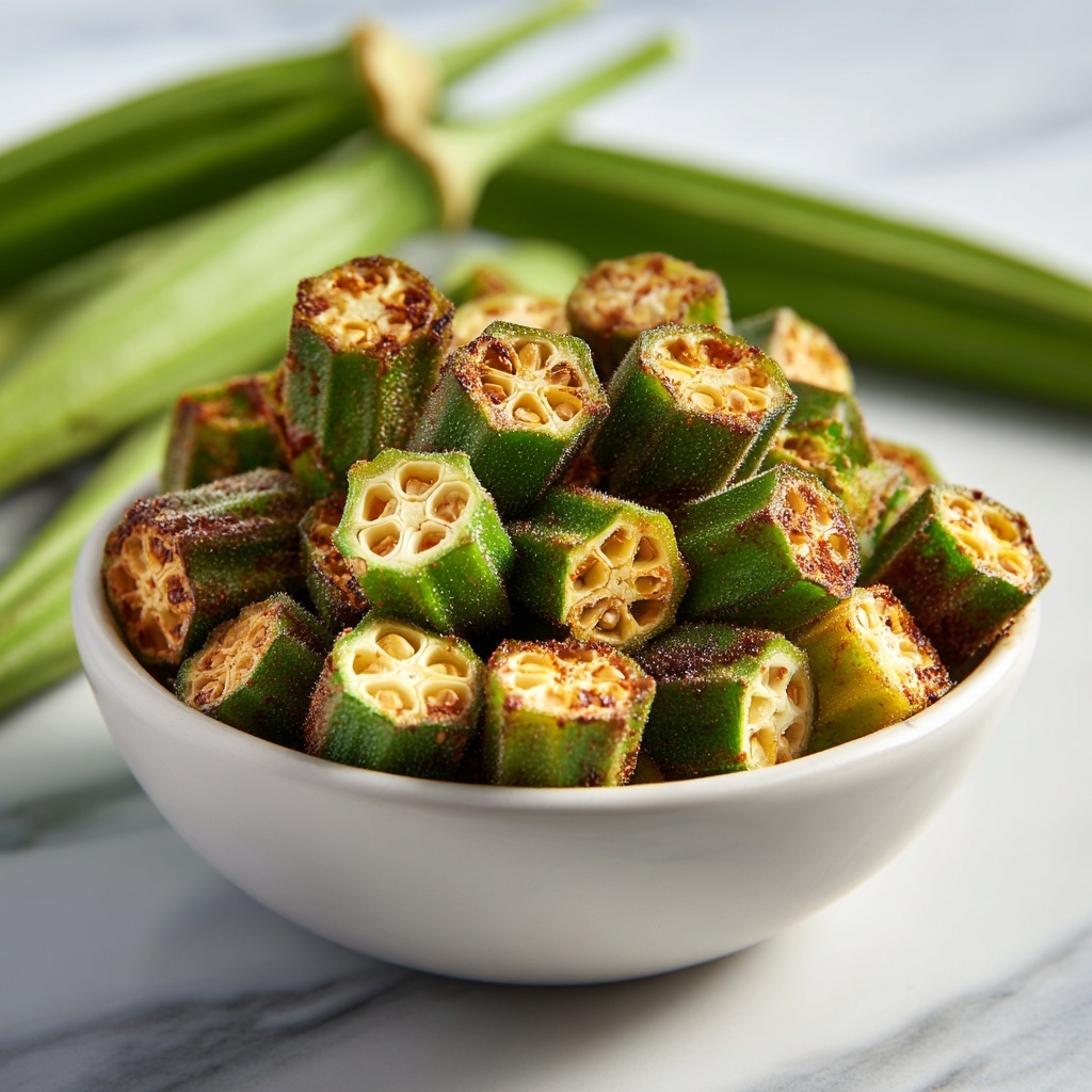 Crispy Air Fryer Okra Recipe - Recipe Image