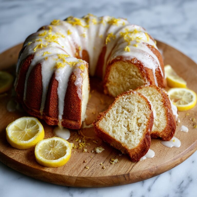 Lemon Bliss Pound Cake Recipe